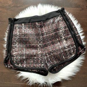 Waggon Paris snakeskin tweed shorts